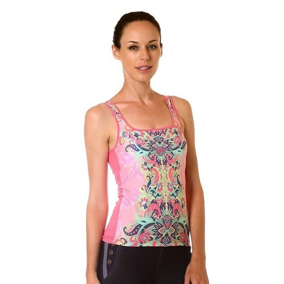 Aroona Tops - Ladies Running Pink Top Yoga Exercise Athletic Sport Women for Gym